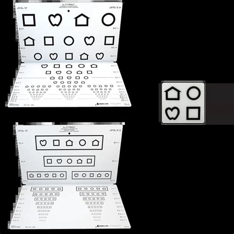 Lea Symbols® Folding Pediatric Eye Chart Iapb Valued Supplier Scheme