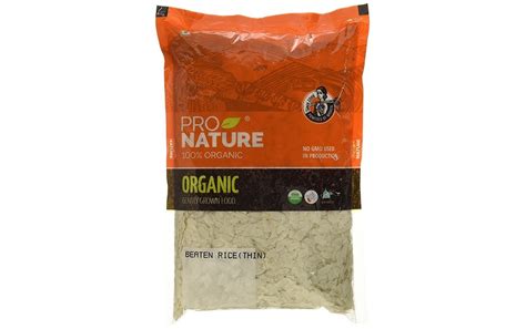 Pro Nature Organic Beaten Rice Thin Reviews Ingredients Recipes