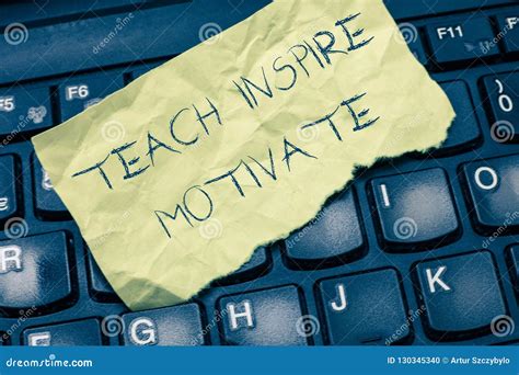 Text Sign Showing Teach Inspire Motivate Conceptual Photo Spark The