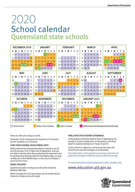 2024 Australia Calendar With Holidays Calendar 2024 Queensland School