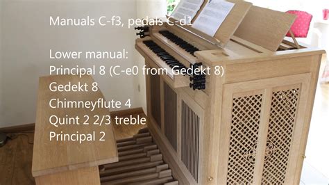 For Sale Box Organ Truhenorgel Chamber Organ Continuo Organ Zu
