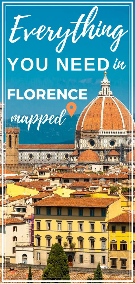 The Ultimate Tourist Map Of Florence Valentinas Destinations