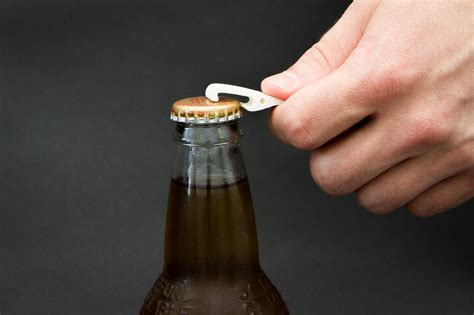 The cap will give in after a while. How I made a keychain bottle opener: Iterative product ...