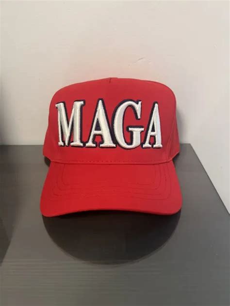 Rare Donald Trump Cali Fame Maga 3d 2024 Authentic Red Hat Cap Official