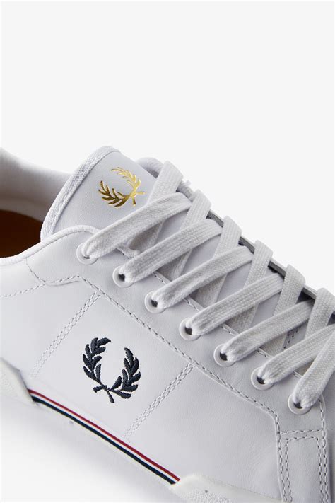 Buy Fred Perry White B722 Leather Trainers From The Next Uk Online Shop