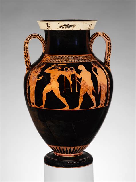 Hercules Drawing Terracotta Amphora Jar Dekorisori