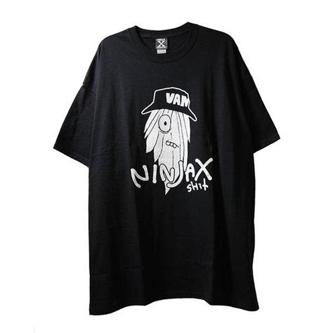 Ninja X ニンジャエックス オリジナル Tシャツ Hairy T Shirt Black メンズ カジュアル ストリート スケボー