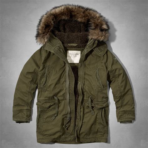 abercrombie men s pine point trail sherpa lined parka xl bnwt