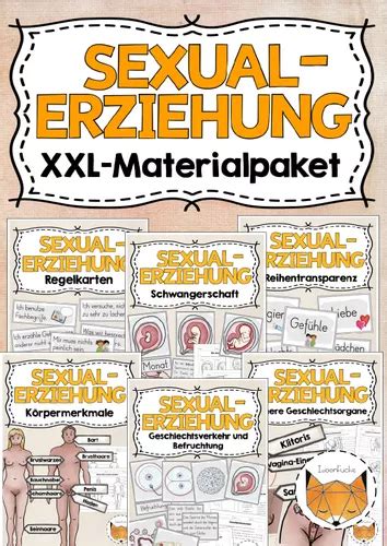 Sexualerziehung Materialpaket Unterrichtsmaterial In Den Fächern Ethik And Werte Und Normen