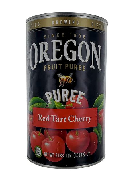 Oregon Fruit Red Tart Cherry Puree 49oz Can Everything