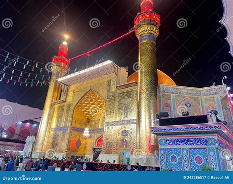 Shrine Of Imam Ali In Najaf Editorial Photography Image Of Gold Life