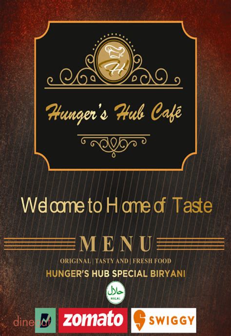 Menu Of Hunger Hub Cafe Kondhwa Pune Dineout