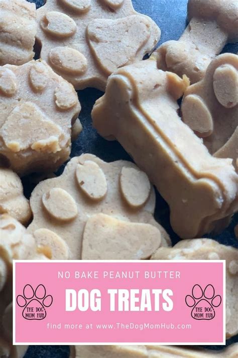 No Bake Peanut Butter Dog Treats Video Peanut Butter Dog Treats No