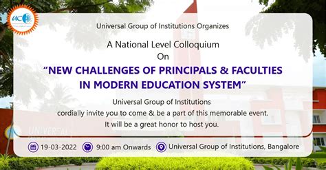 New Challenges Of Principals And Faculties In Modern Education System