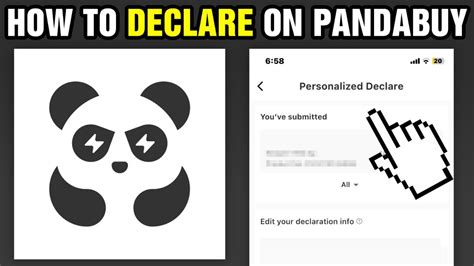 How To Declare On Pandabuy 2023 Youtube