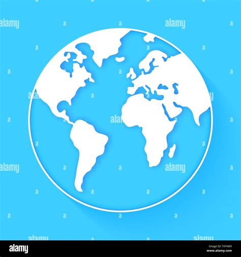 Earth Globe Vector Stock Vector Image And Art Alamy