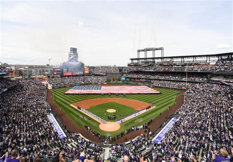Photos Colorado Rockies Home Opening Day At Coors Field April 5 2019