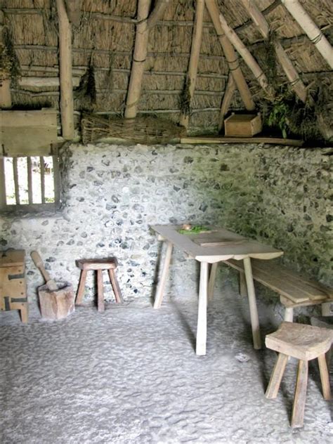 Hangleton Cottage Interior And Table At Weald And Downland Museum Sussex