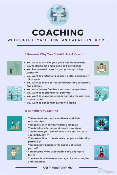 Benefits Of Coaching Infographic Life Coaching Business