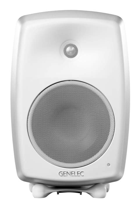 Genelec G Four Active Two Way Loudspeaker White Nordic Pro Audio Aps