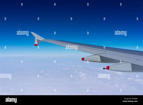 Airbus A380 Wing Stock Photo Alamy