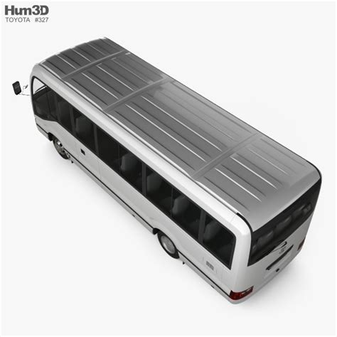 Toyota Coaster Deluxe Bus 2016 3d Model Vehicles On Hum3d