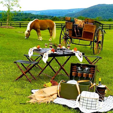 A Pretty Picnicyou Can Either Picnic On The Grass Or A Picnic Table