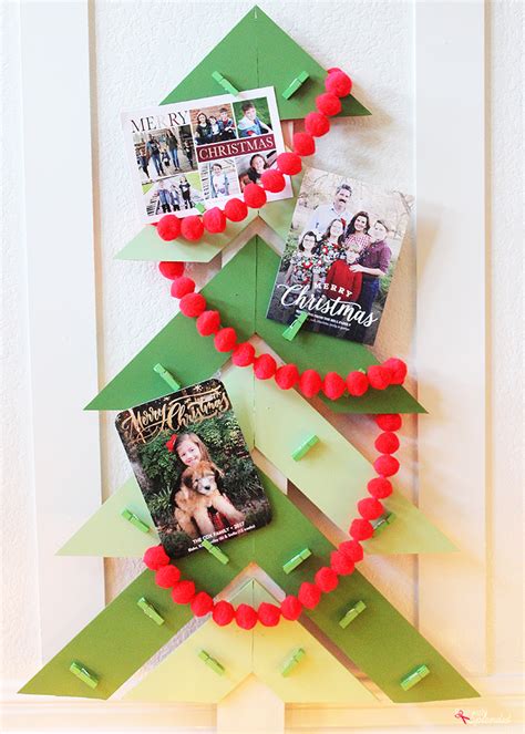 Maybe you would like to learn more about one of these? Christmas Tree DIY Christmas Card Holder - DIY Christmas Card Display