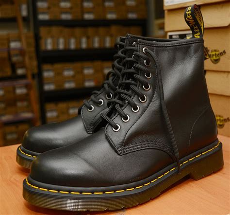 1460 Black Nappa 8 Eyelet Boot — Downes Boots Doc Martens Boots Dr