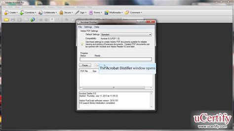 Adobe Acrobat 9 Professional How To Create Pdf Using Adobe Distiller