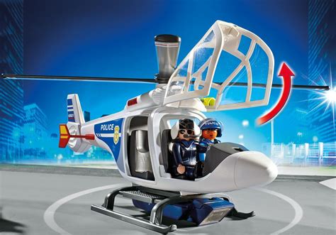 Buy Playmobil Police Helicopter With Led Searchlight 6921