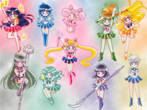 Sailor Moon Sailor Stars Sailor Chibi Chibi Moon Wallpapers Wallpaper