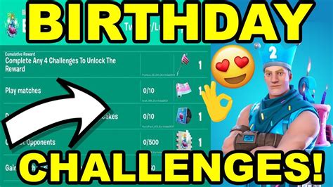 All Fortnites 2nd Birthday Challenges In 1 Video Event Explained