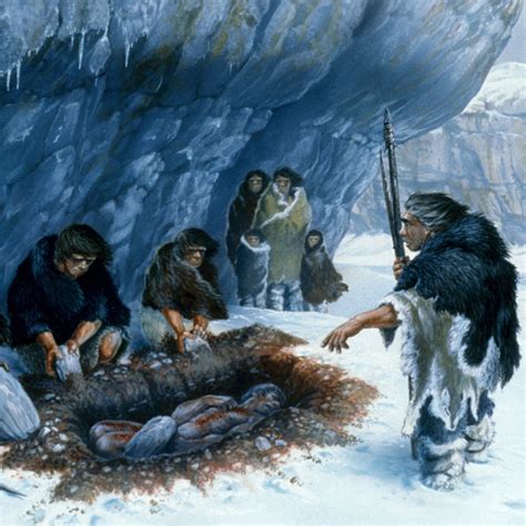 Enterramiento De Un Neandertal Fuente