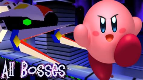 Kirby 64 The Crystal Shards All Bosses Youtube