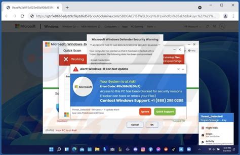 Alert Windows 11 Can Not Update Pop Up Scam Removal And Recovery