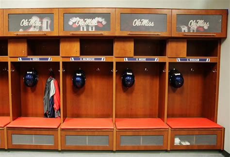 A Look Inside The Secs Football Locker Rooms