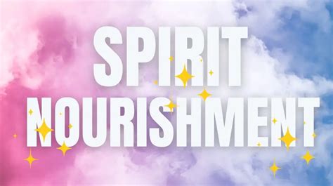 Homepage Spirit Nourishment