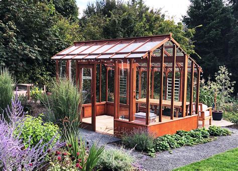 Redwood And Glass Greenhouse Kits Handcrafted By Sturdi Built