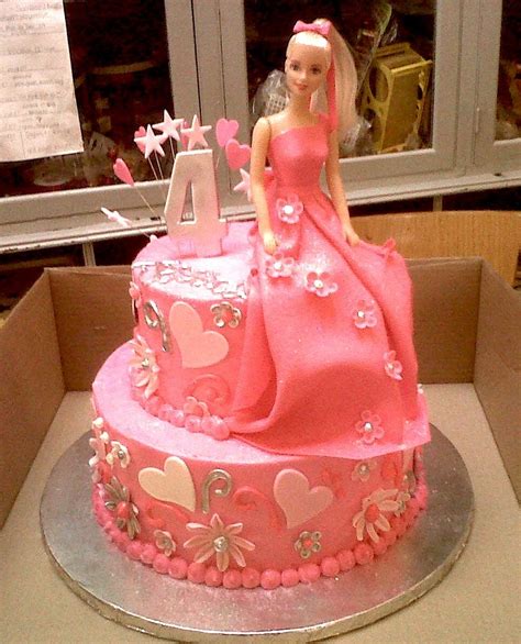 Barbie Cake For Two Year Barbie Cakes Decoration Ideas Little