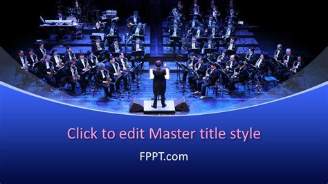Once you find a suitable song, it's easy to license, download, and upload it into your powerpoint. Free Orchestra PowerPoint Template - Free PowerPoint Templates