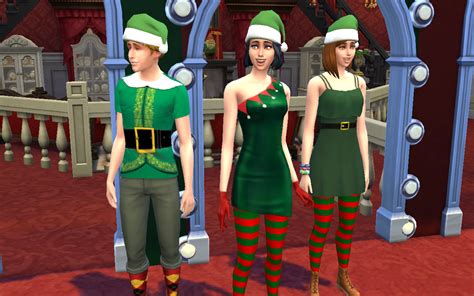 Image Fanon The Sims 4 Christmas Collection Sims Wearing