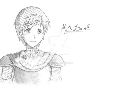 Another Drawing Of Marth By Tsukianimegirl On Deviantart