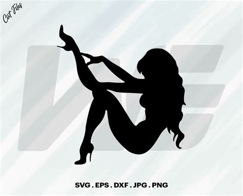 Sexy Girl Silhouette Sexy Girl Svg Cut File For Cricut Etsy