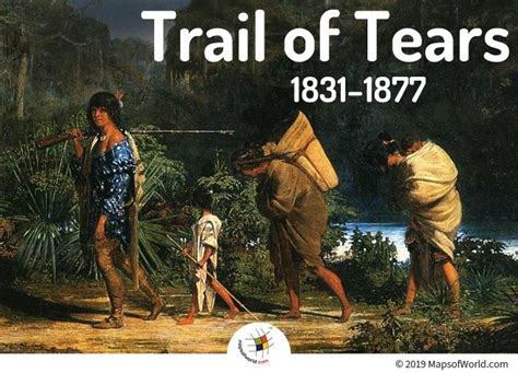 What Is The Trail Of Tears Trail Of Tears Native American History