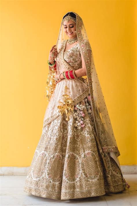 Stunning Reception Lehengas In Gold That Wowed Us Latest Bridal