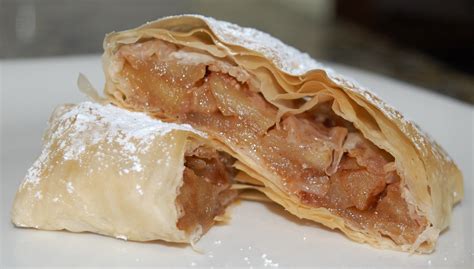 The fine sheets of pastry dough result in a crispy, crackly effect when layered and baked. Apple Strudel | Recipe | Apple strudel, Apple recipes ...