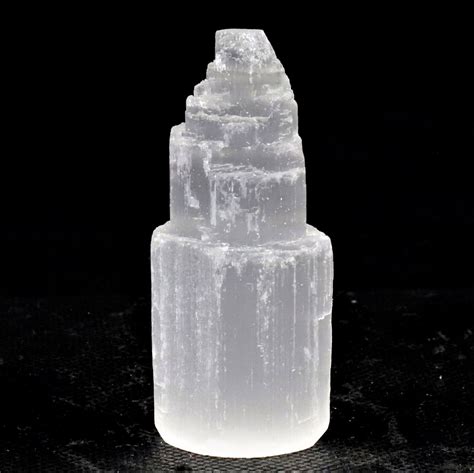 selenite tower crystals by michelle