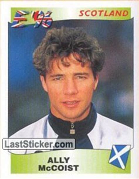 He was previously married to allison mccoist. Sticker 110: Ally McCoist - Panini UEFA Euro England 1996 ...