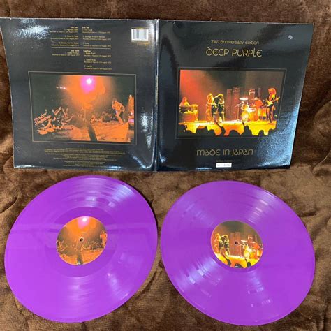 Deep Purple Made In Japan 2lp 25th Anniversary Edition Colored Vinyl 紫ヴァイナル Numbereddeep Purple